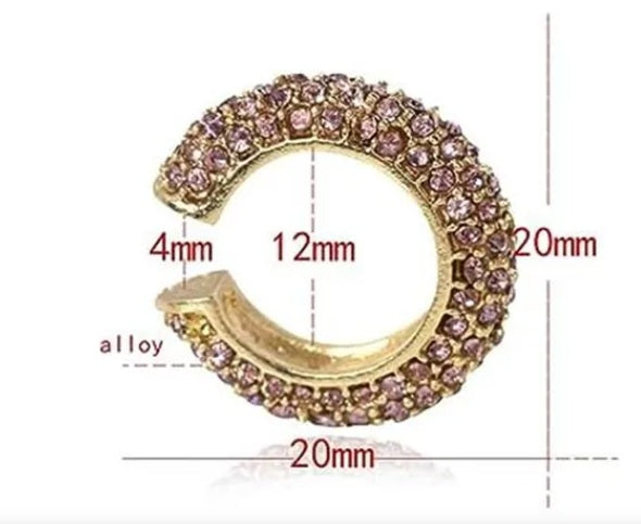 Cuff dorado palo de rosa