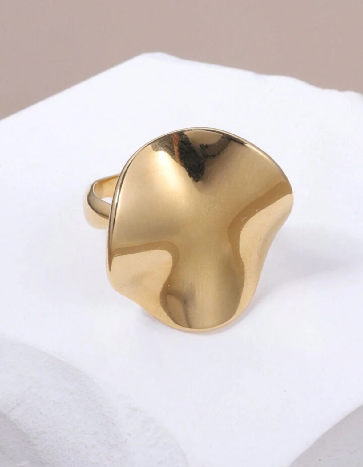 Anillo vintage hojas