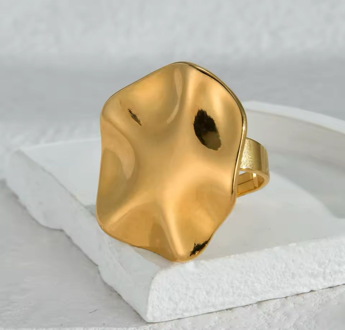 Anillo vintage hojas