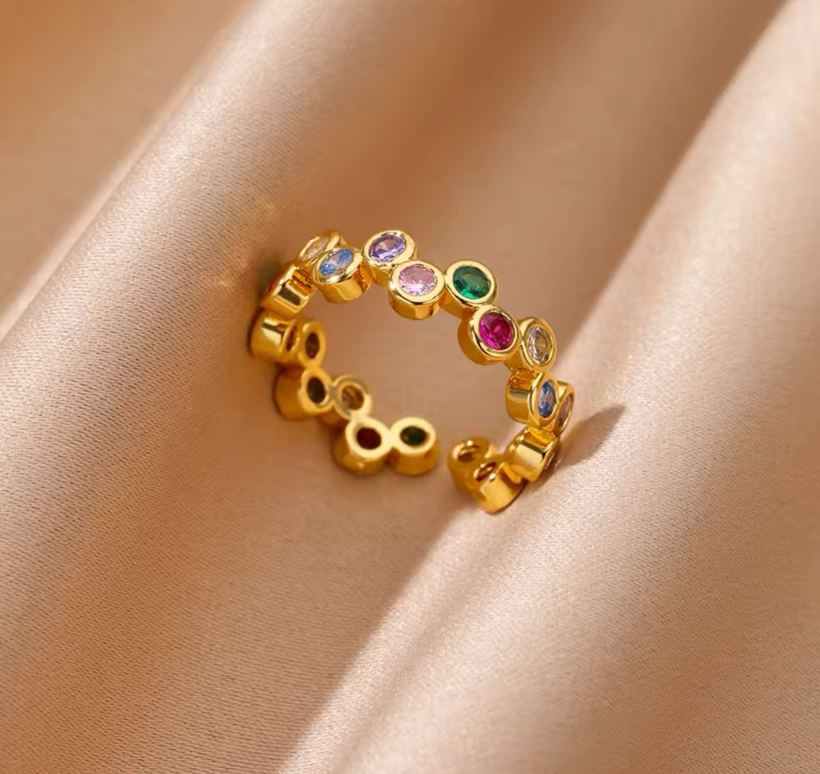 Anillo panal circonia