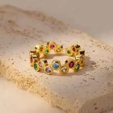 Anillo panal circonia