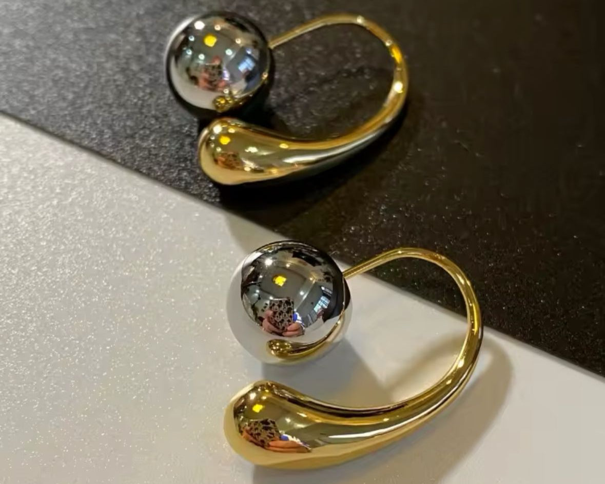 Arete gota combinado