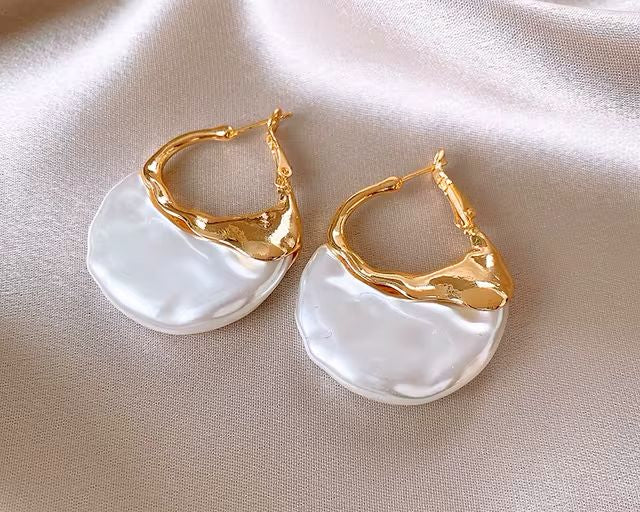 Aretes hoops luna