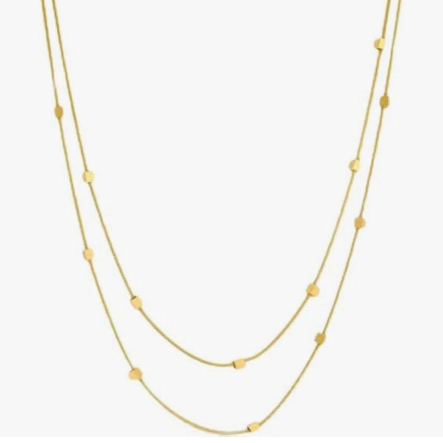 Collar cubo chapa 18k