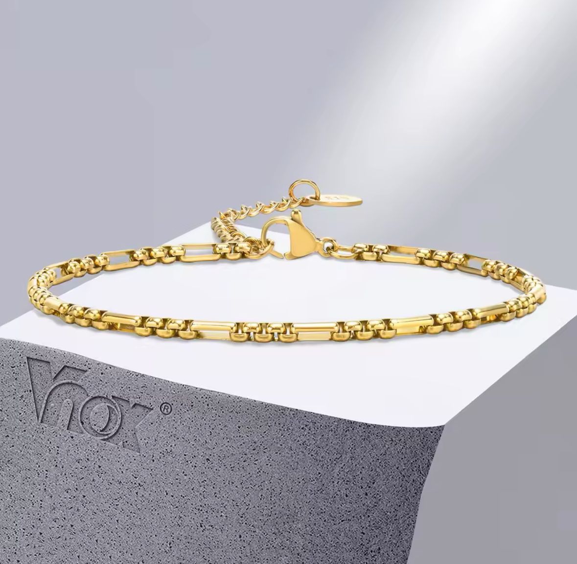 Pulsera eslabón combinado