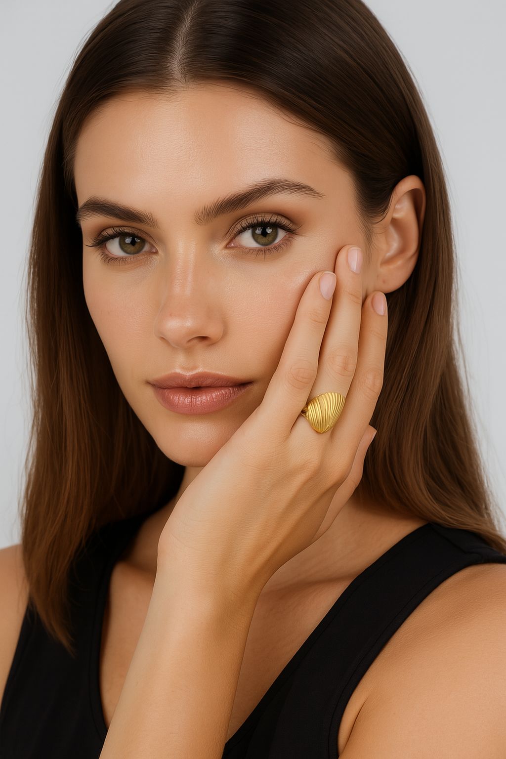 Anillo estilo marino concha