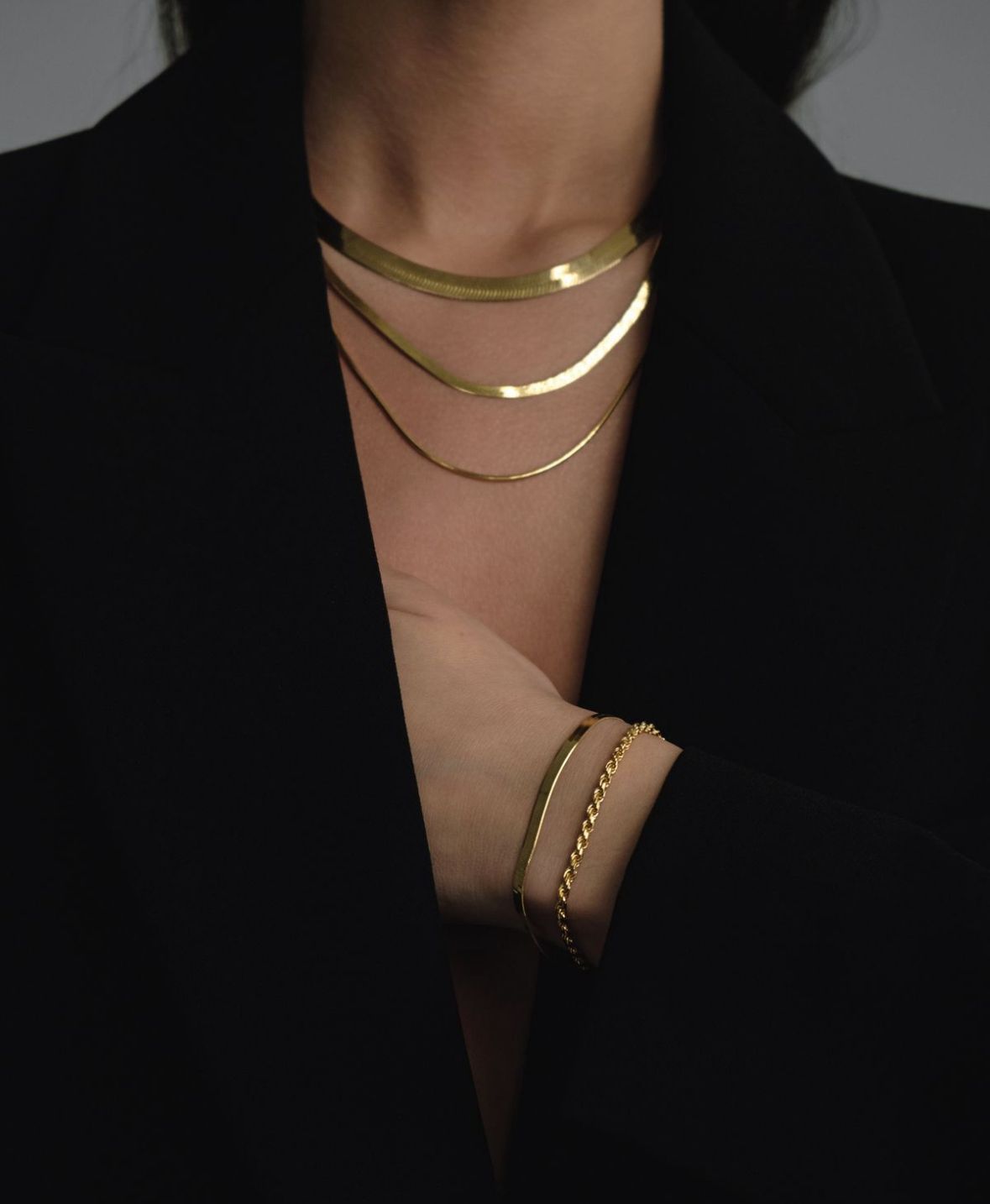 Collar tres cadenas