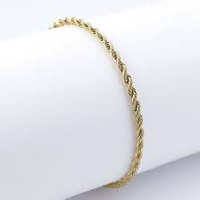 Pulsera torsal chapa oro