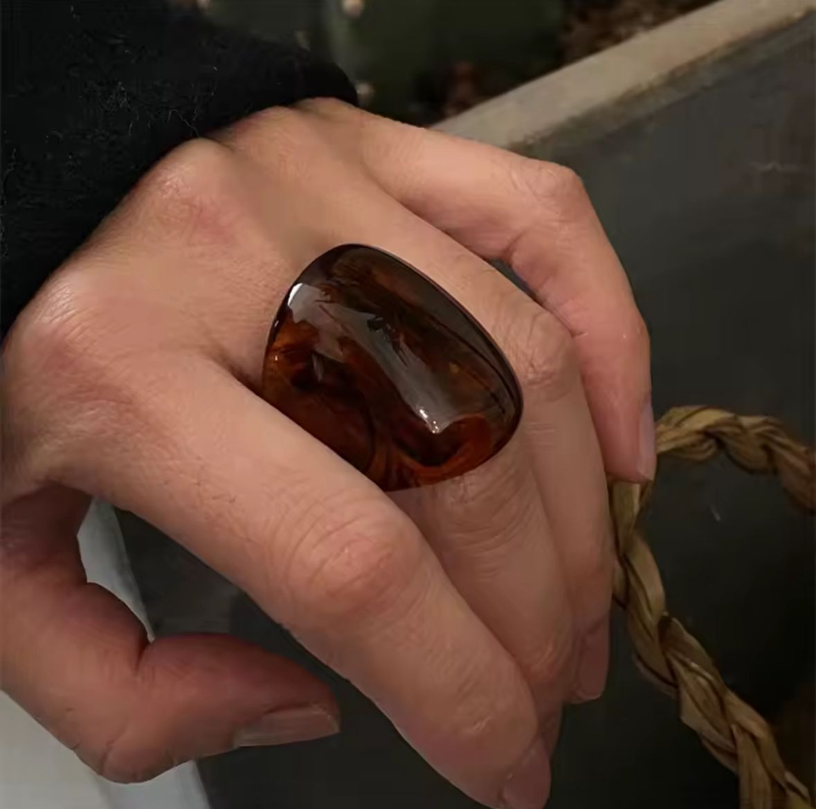 Anillo ambar #7