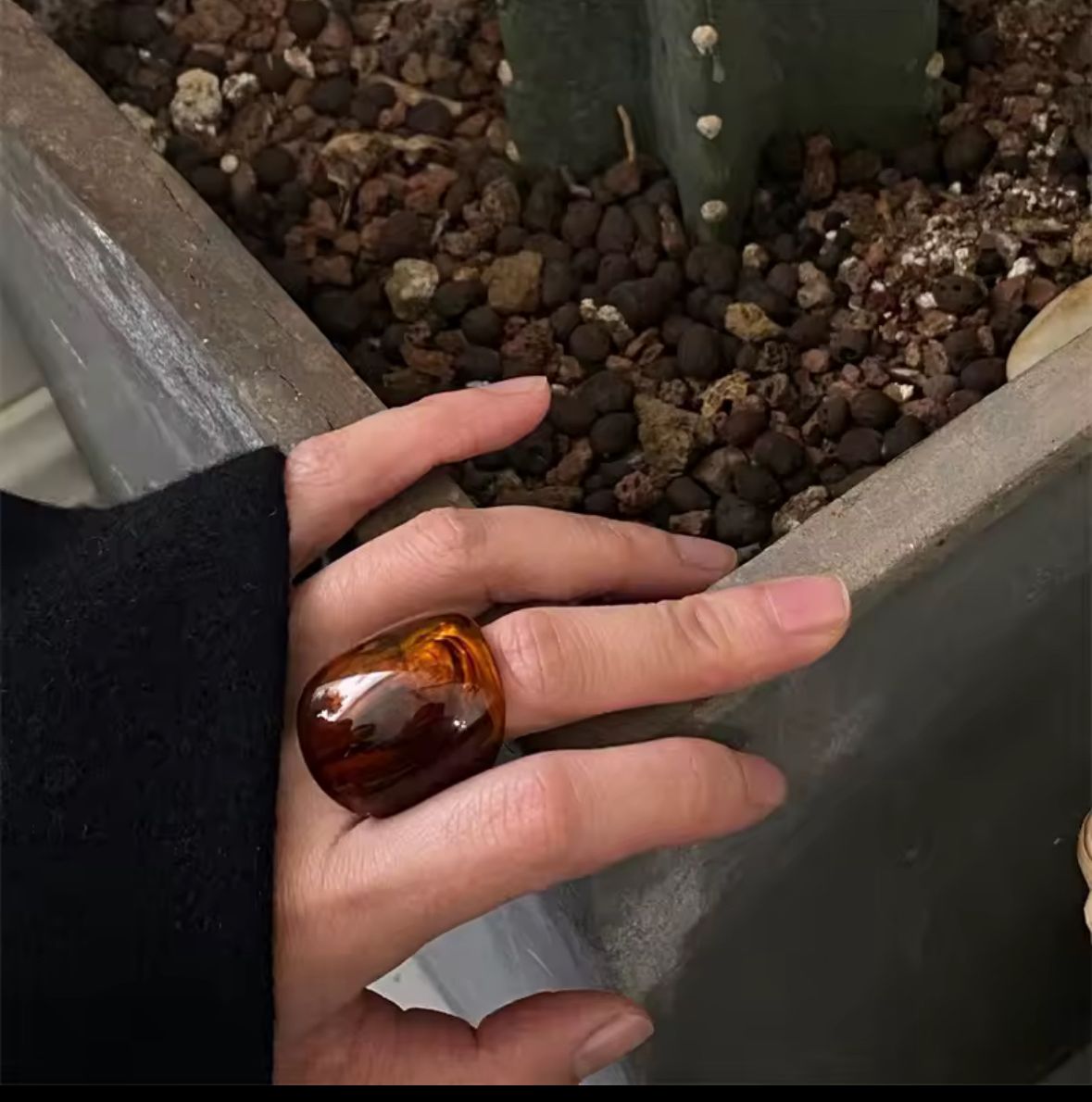 Anillo ambar #7