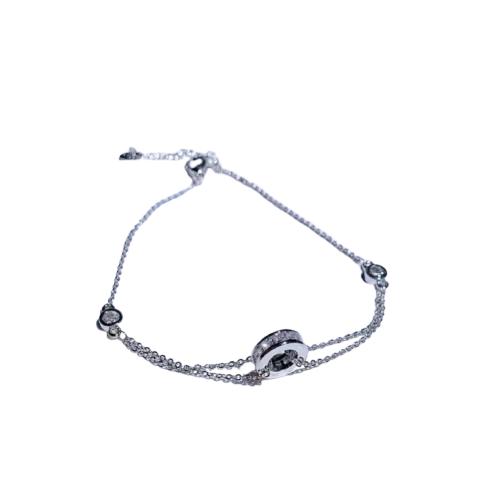 Pulsera dos hilos circonia
