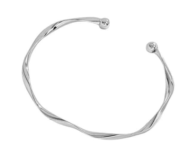 Brazalete plateado