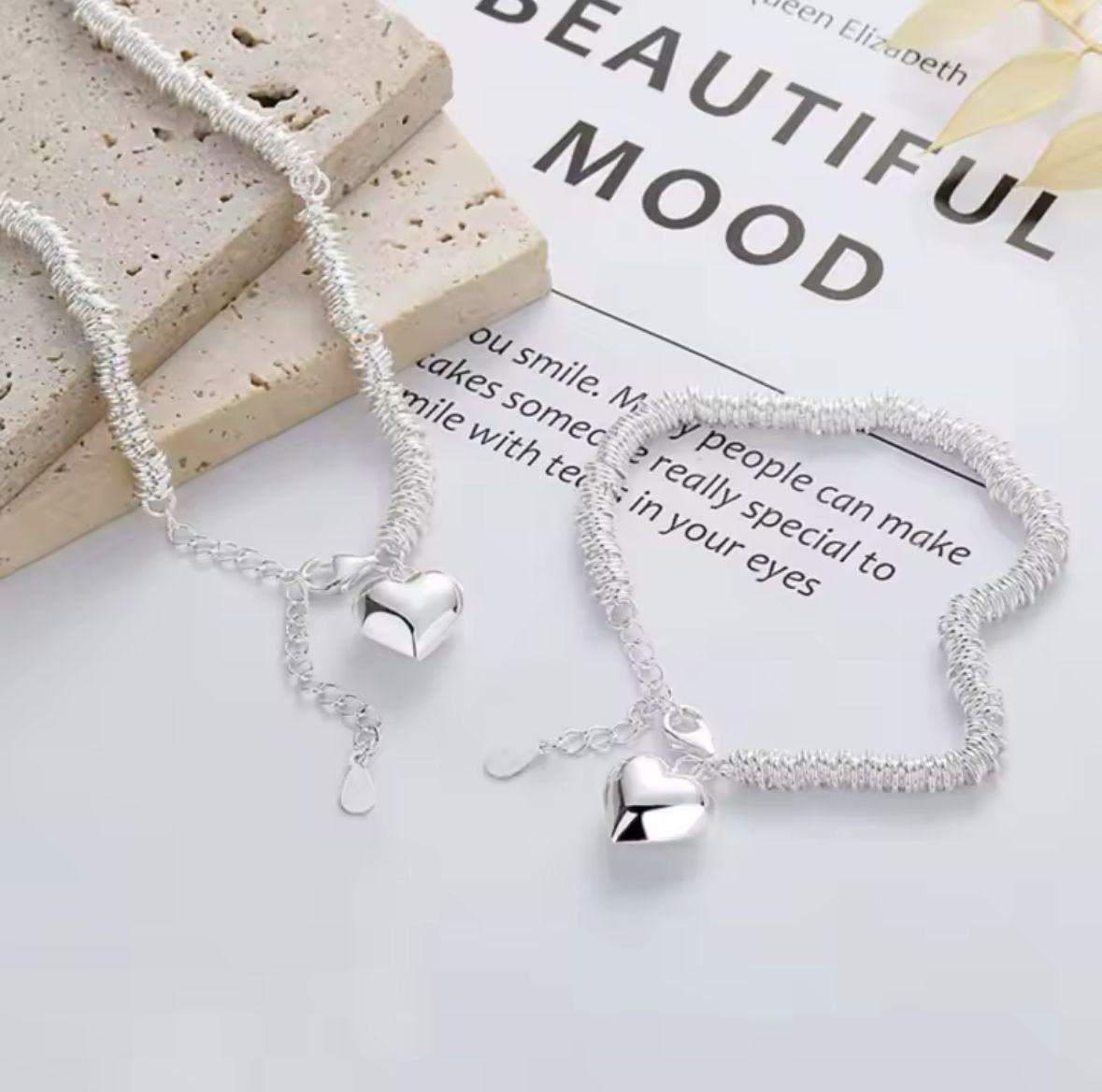 Pulsera dije corazón