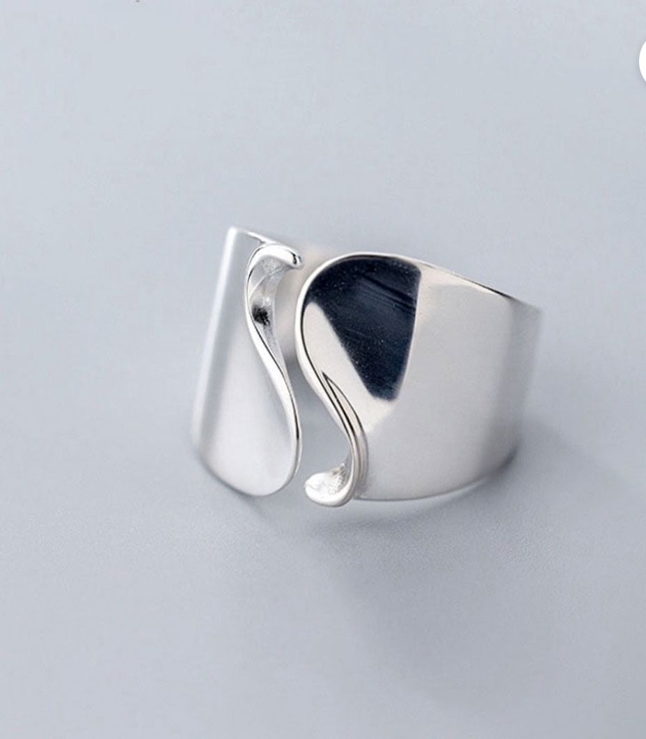 Anillo plata .925 minimalista autoajustable