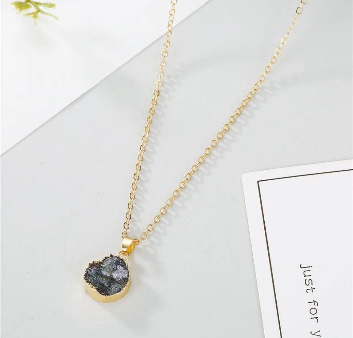 Collar dije cristales negro