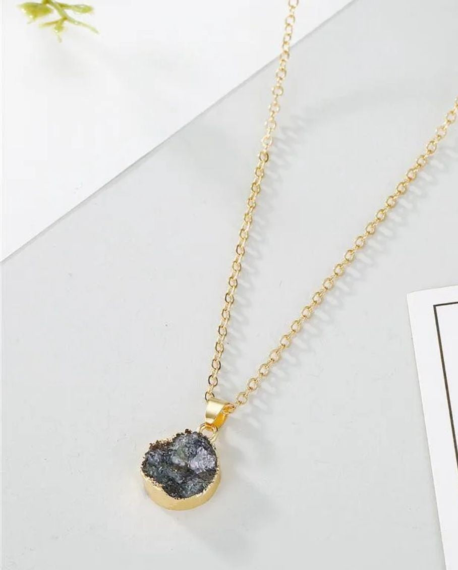 Collar dije cristales negro