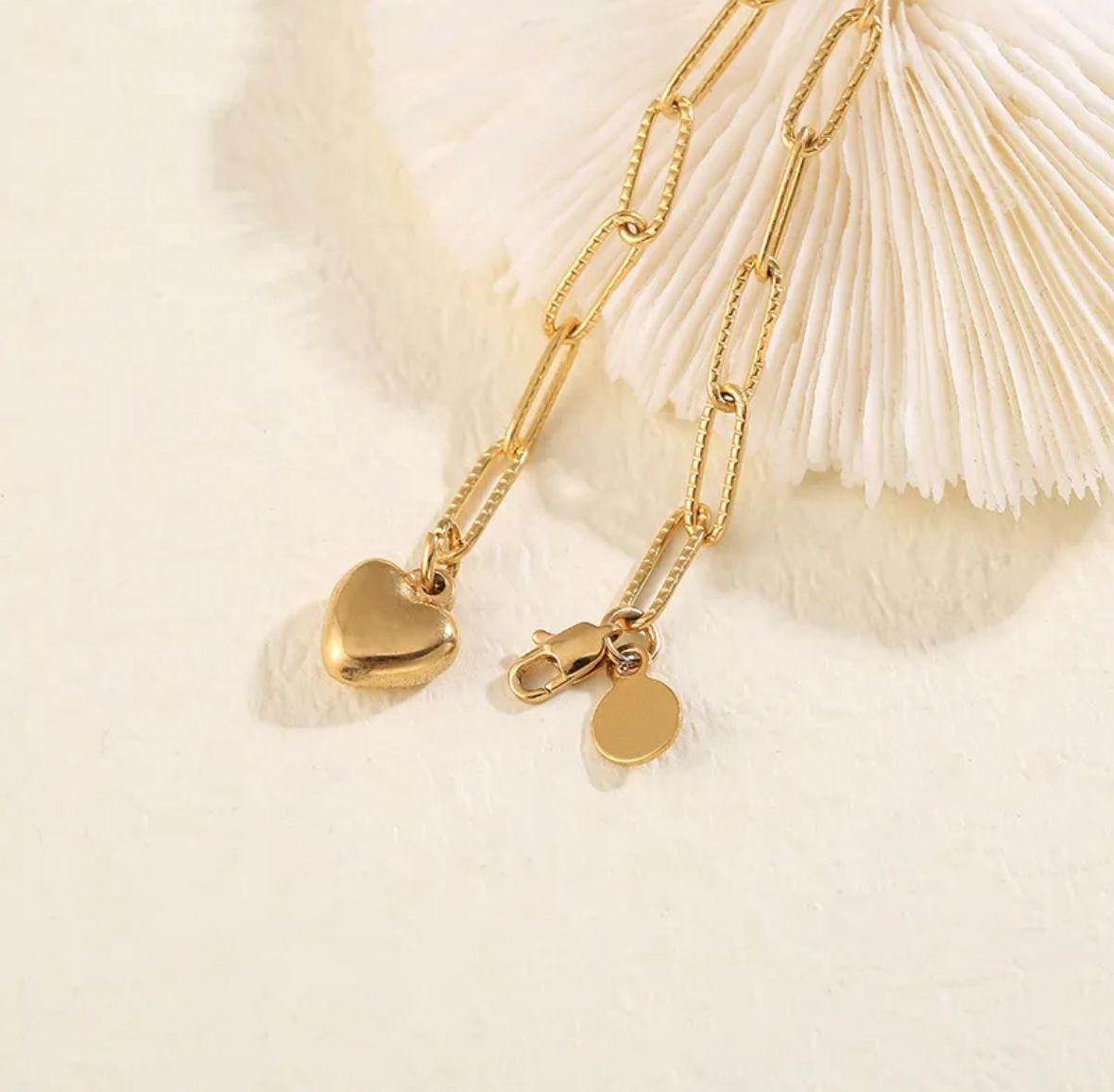 Collar charm corazón