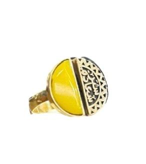 Anillo butter yellow autoajustable