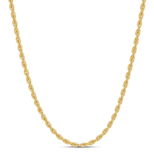 Collar torsal largo chapa oro 18k