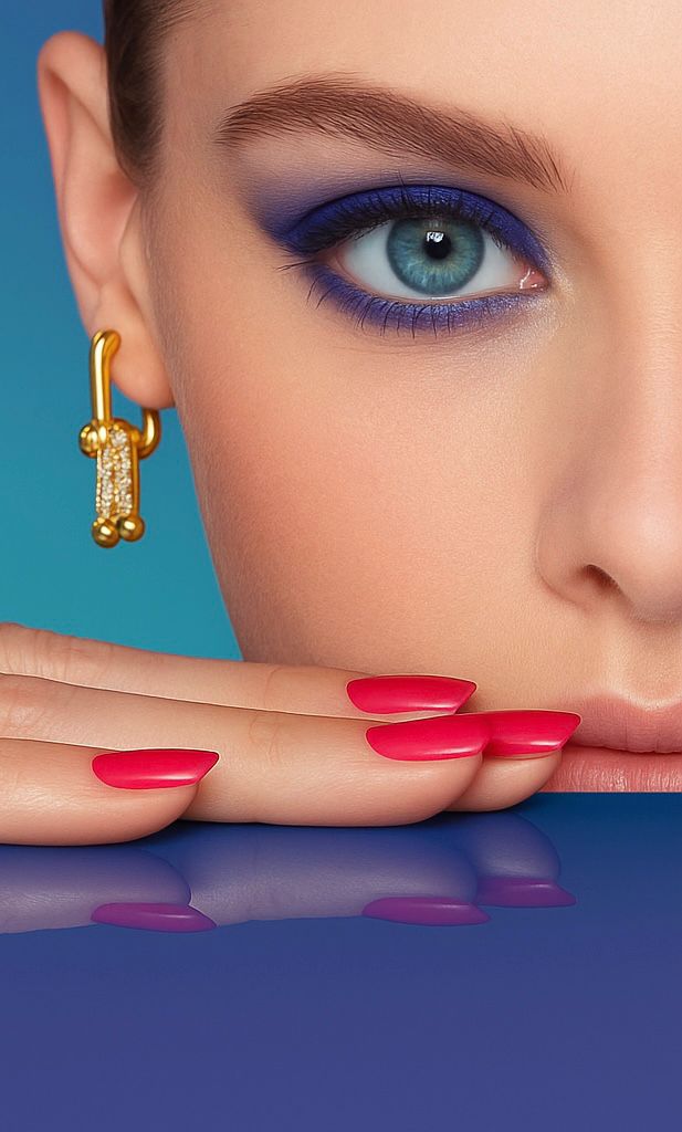 Hoops dobles circonia horseshoe