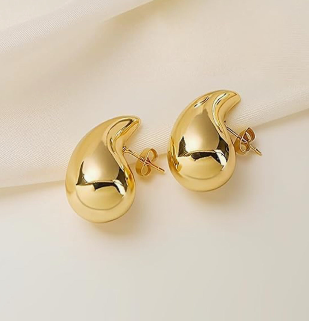Aretes gota gold