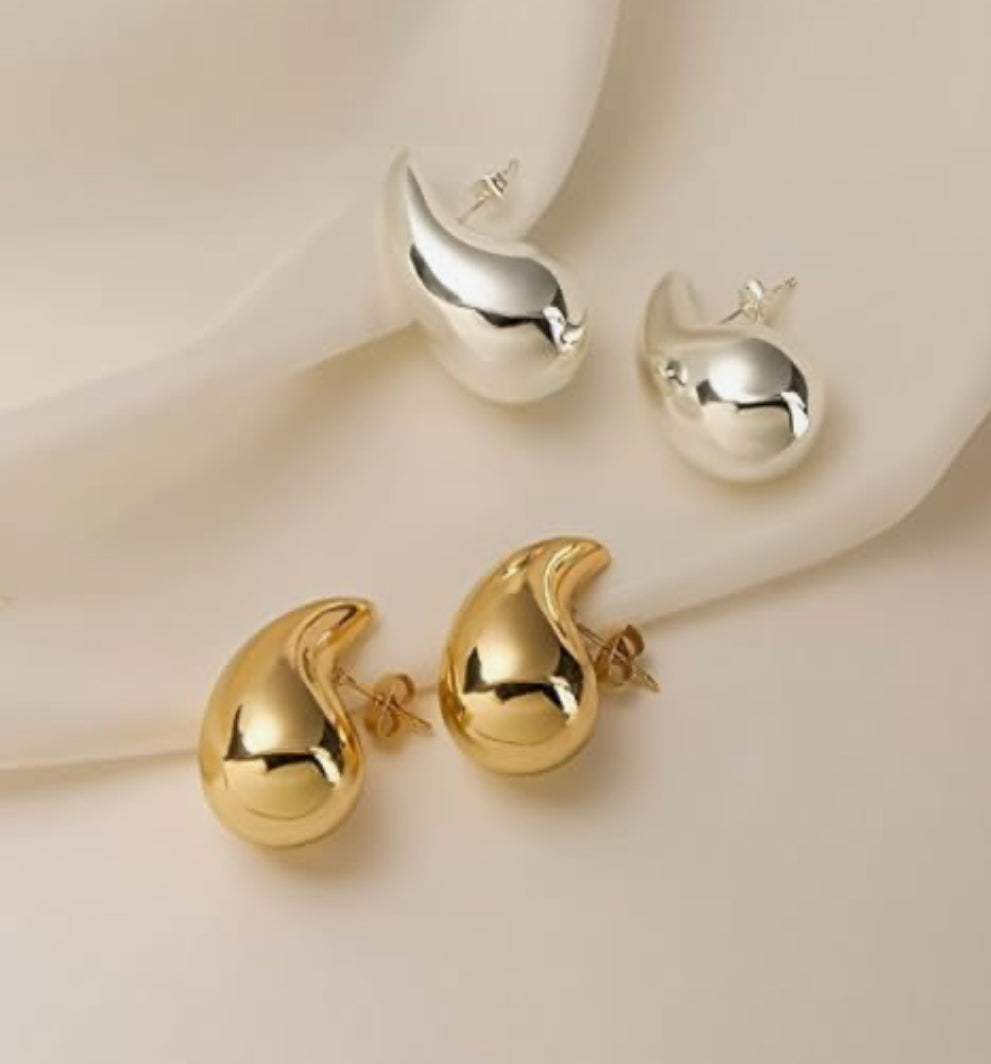 Aretes gota gold
