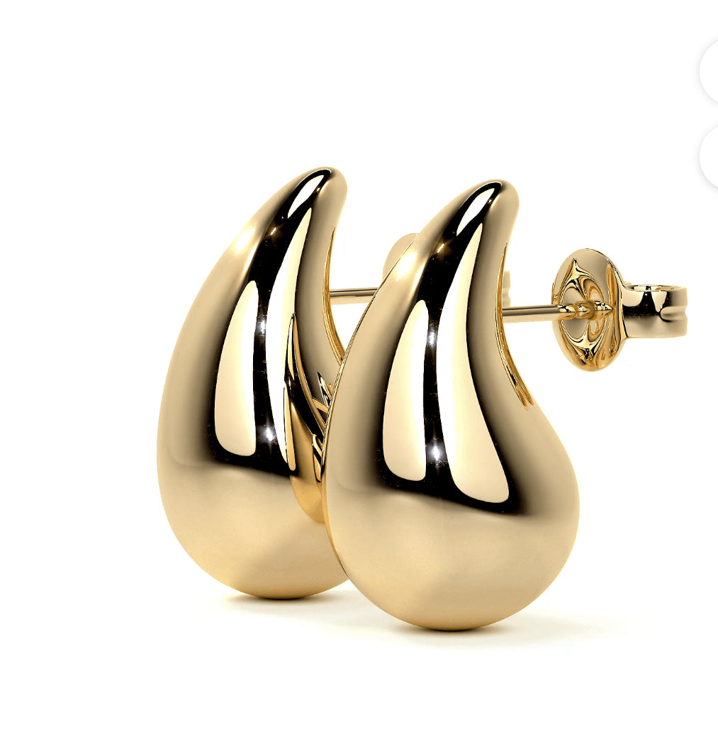 Aretes gota gold