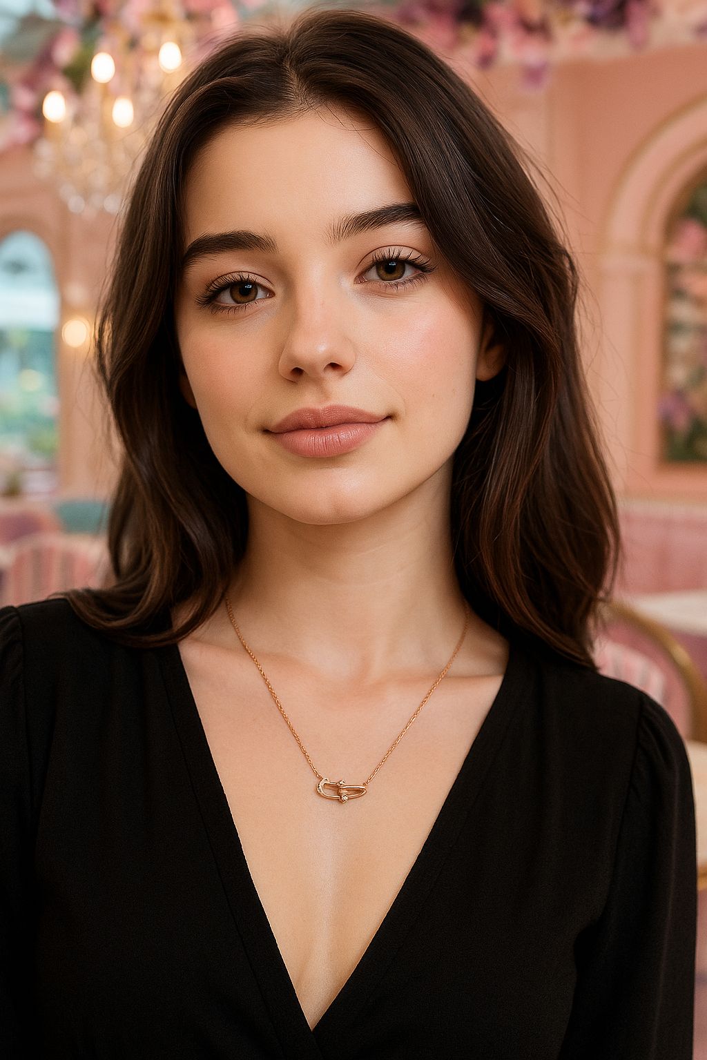 Collar estilo tiffany horseshoe