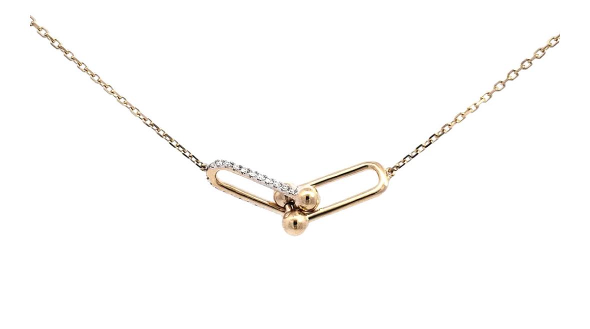 Collar estilo tiffany horseshoe