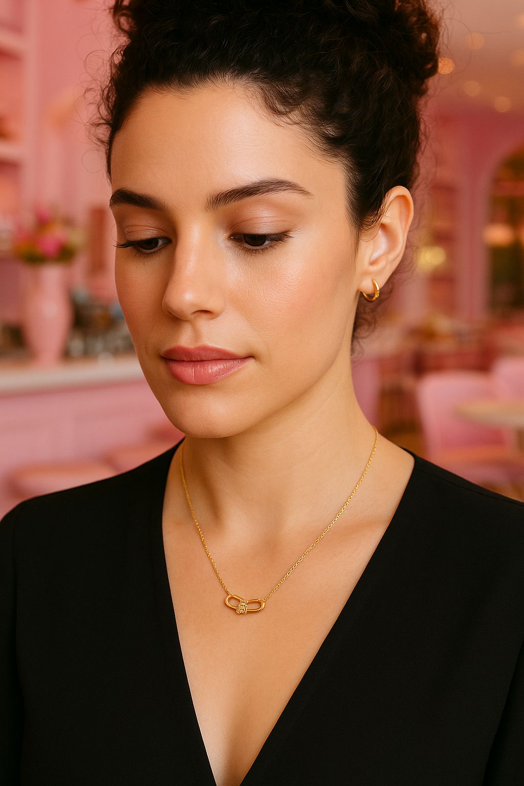 Collar estilo tiffany horseshoe