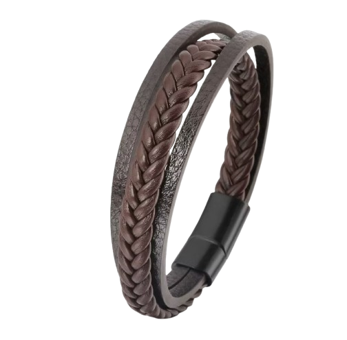 Pulsera de cuero piel para hombre