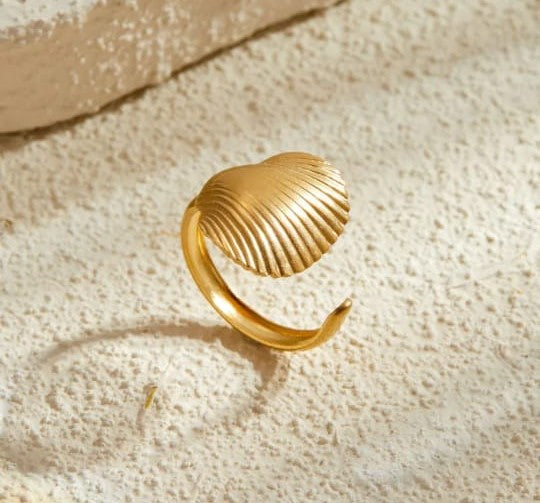 Anillo estilo marino concha