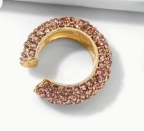 Cuff dorado palo de rosa