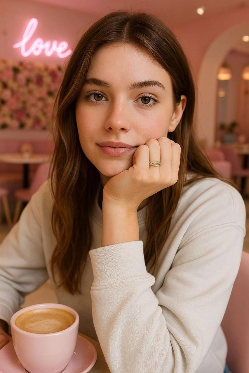 Anillo cadena con zirconia autoajustable