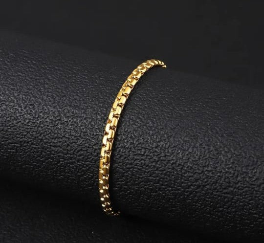 Pulsera eslabones cuadrados