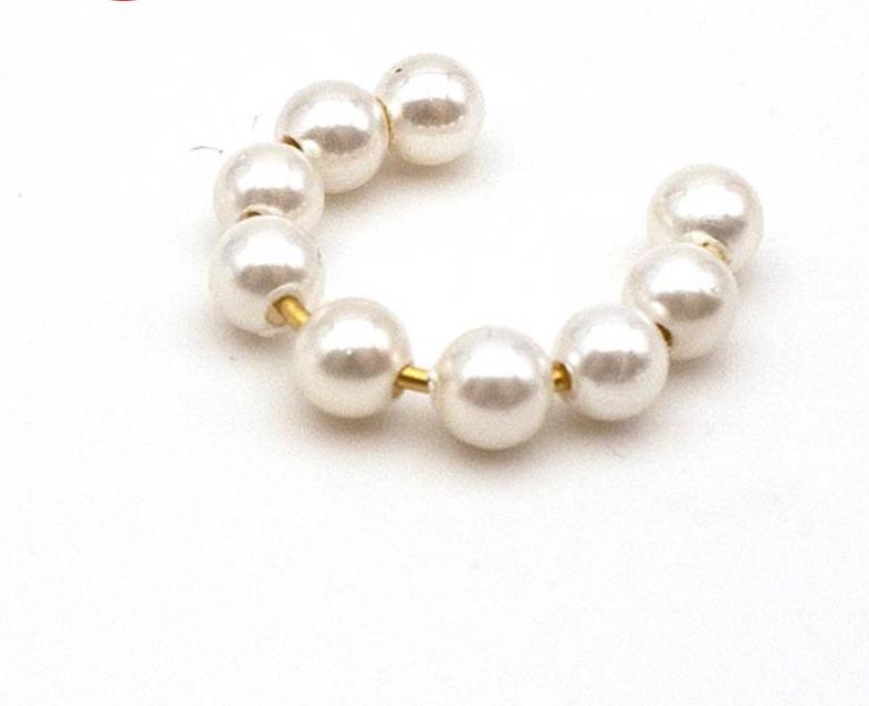 Cuff perlas ajustable