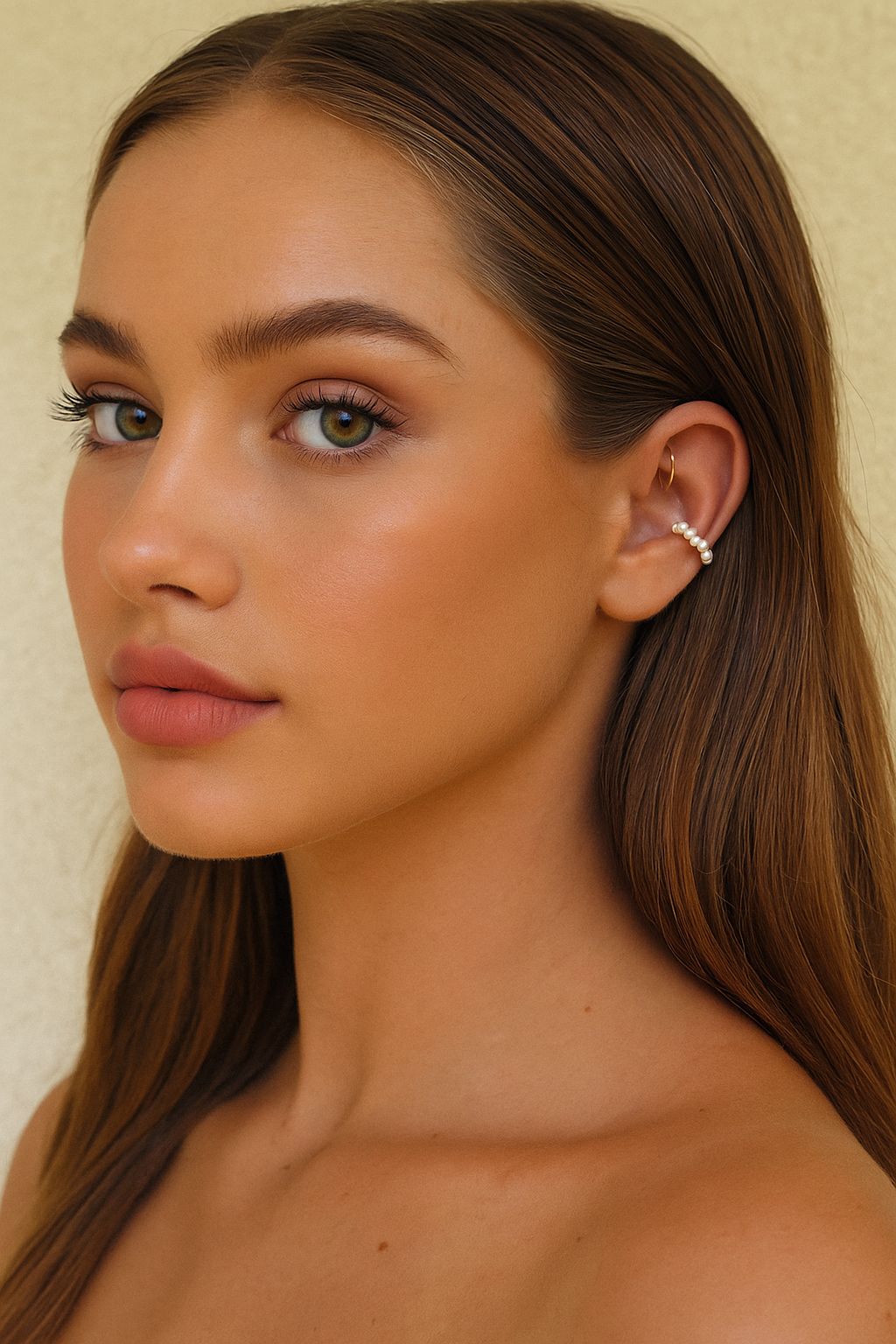 Cuff perlas ajustable