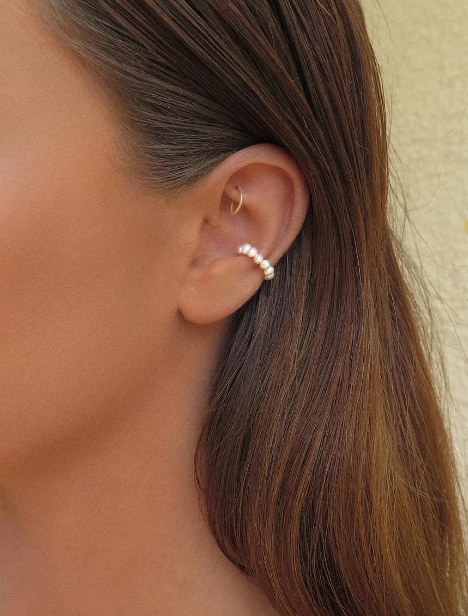 Cuff perlas ajustable