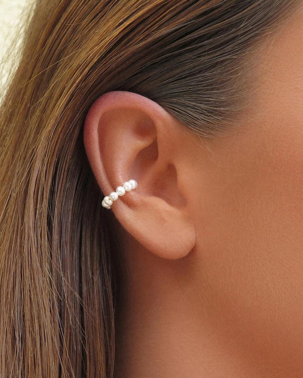 Cuff perlas ajustable