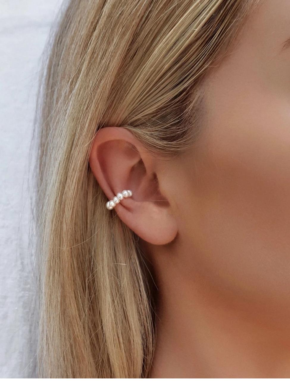 Cuff perlas ajustable