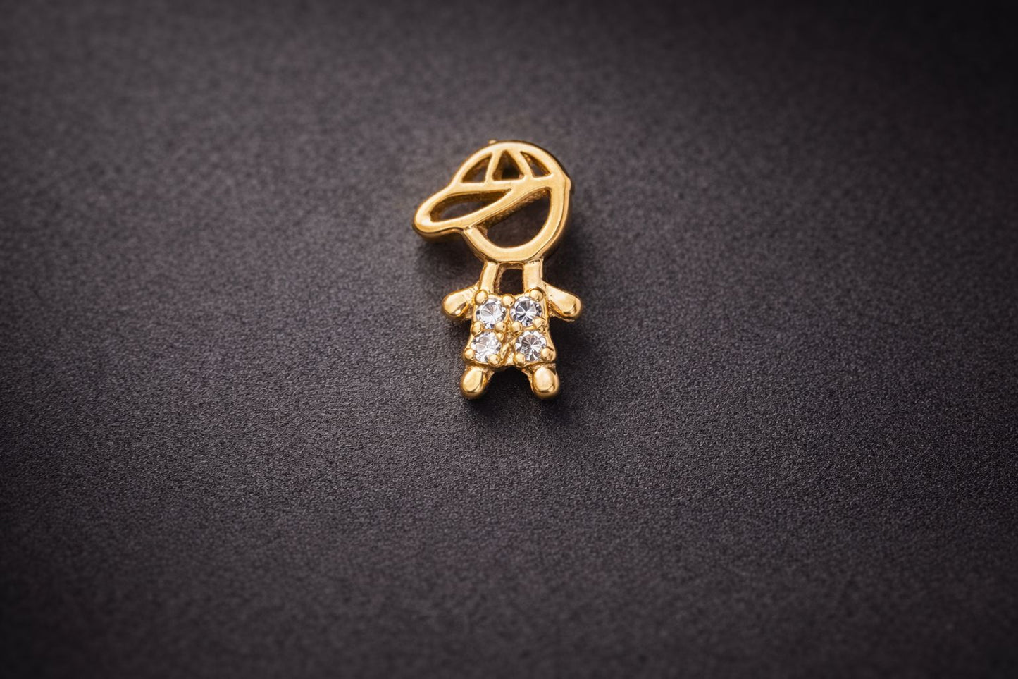 Collar locket con mini charm  y corazon