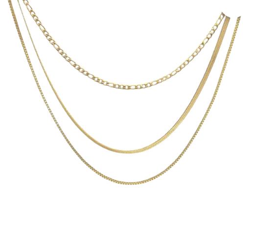 Collar tres cadenas