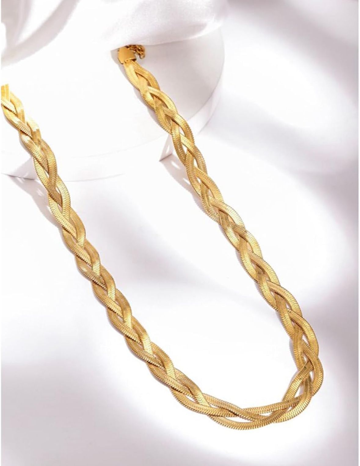 Collar serpiente trenzada