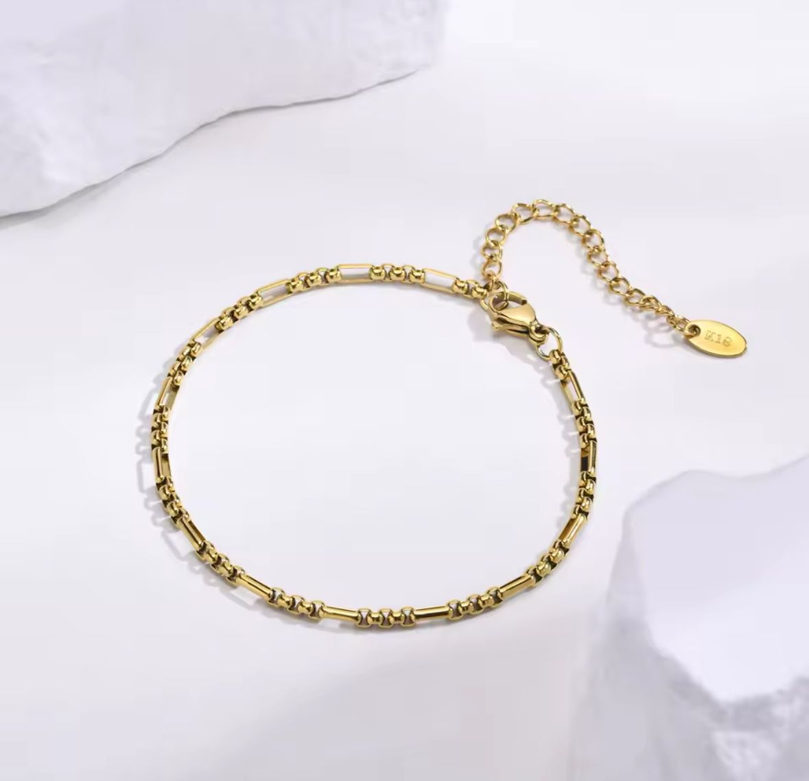 Pulsera eslabón combinado
