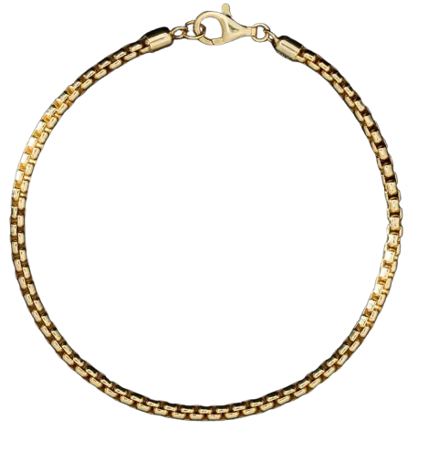 Pulsera eslabones cuadrados