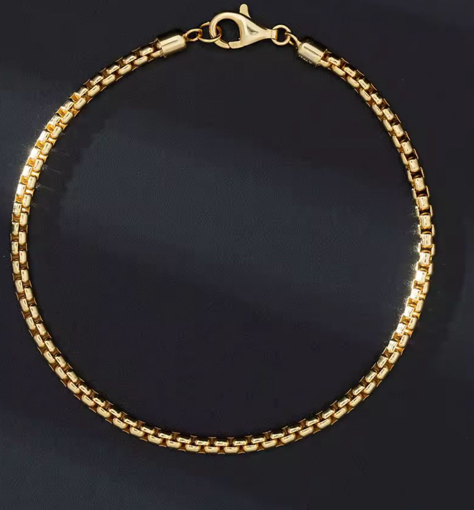Pulsera eslabones cuadrados