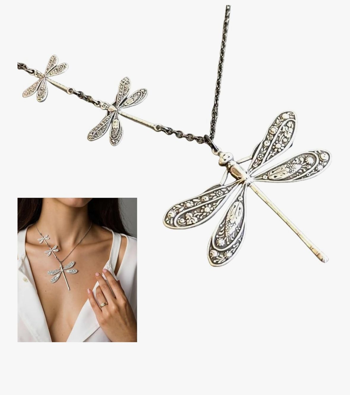 Collar libélula