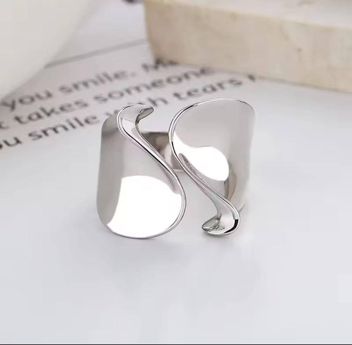 Anillo plata .925 minimalista autoajustable