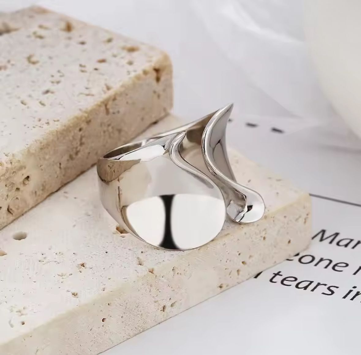 Anillo plata .925 minimalista autoajustable