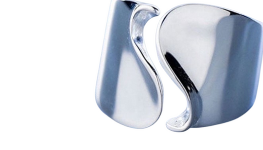 Anillo plata .925 minimalista autoajustable